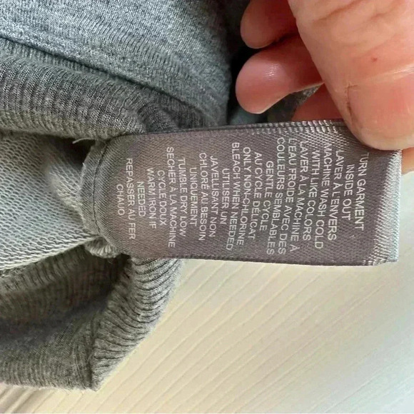 Marled  Reunited Hoodie Love Grey/White/Pink/Red Size Medium - Picture 10 of 16